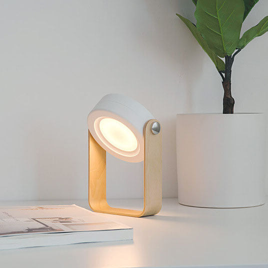 Lantern lampe natlys kreativ foldbar bærbar LED bordlampe