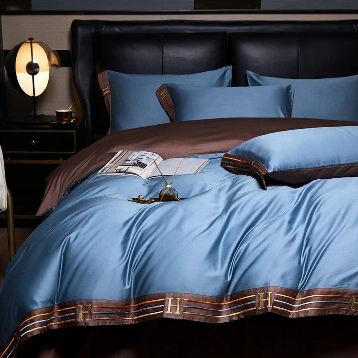 Luksus Satin Sengetøj 4-Piece Sæt - OpulenceSleep