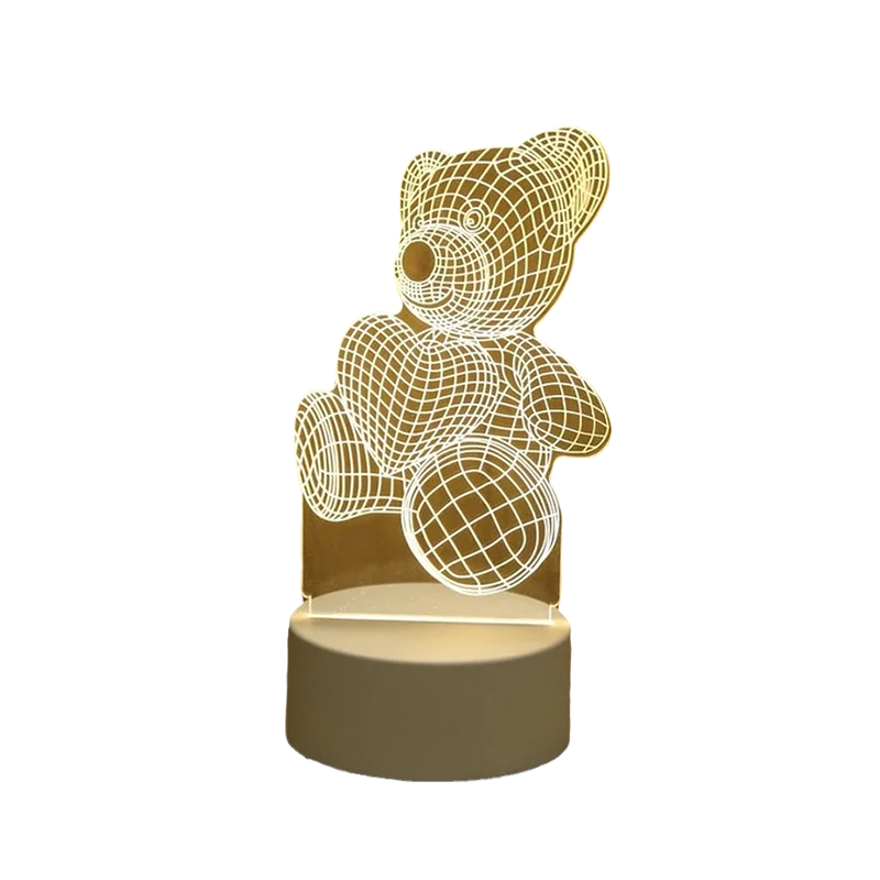 3D Nattelys USB