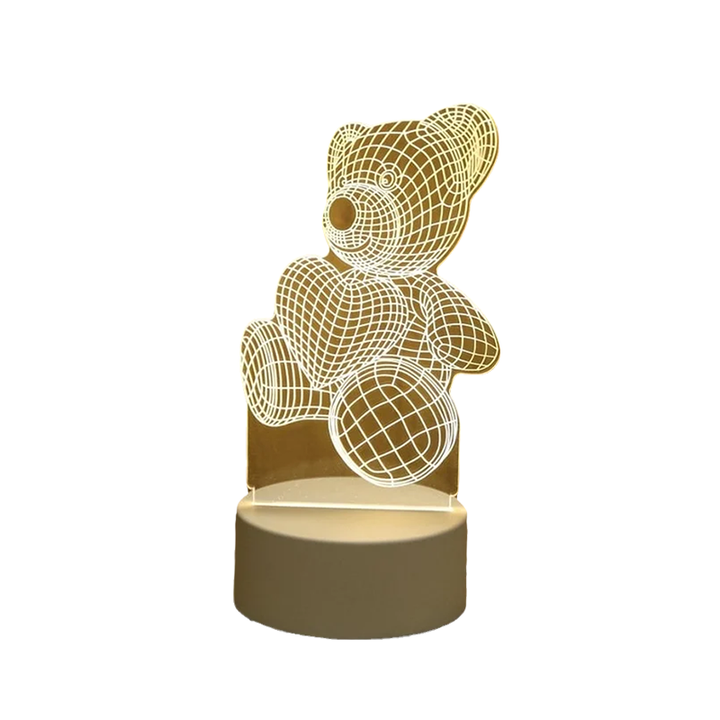 3D Nattelys USB