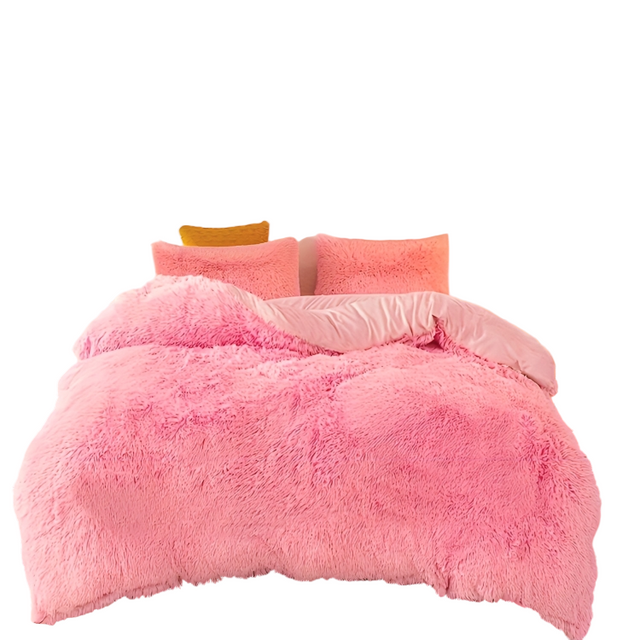Tre-delt Velvet Sengetøjssæt med Velvet Finish