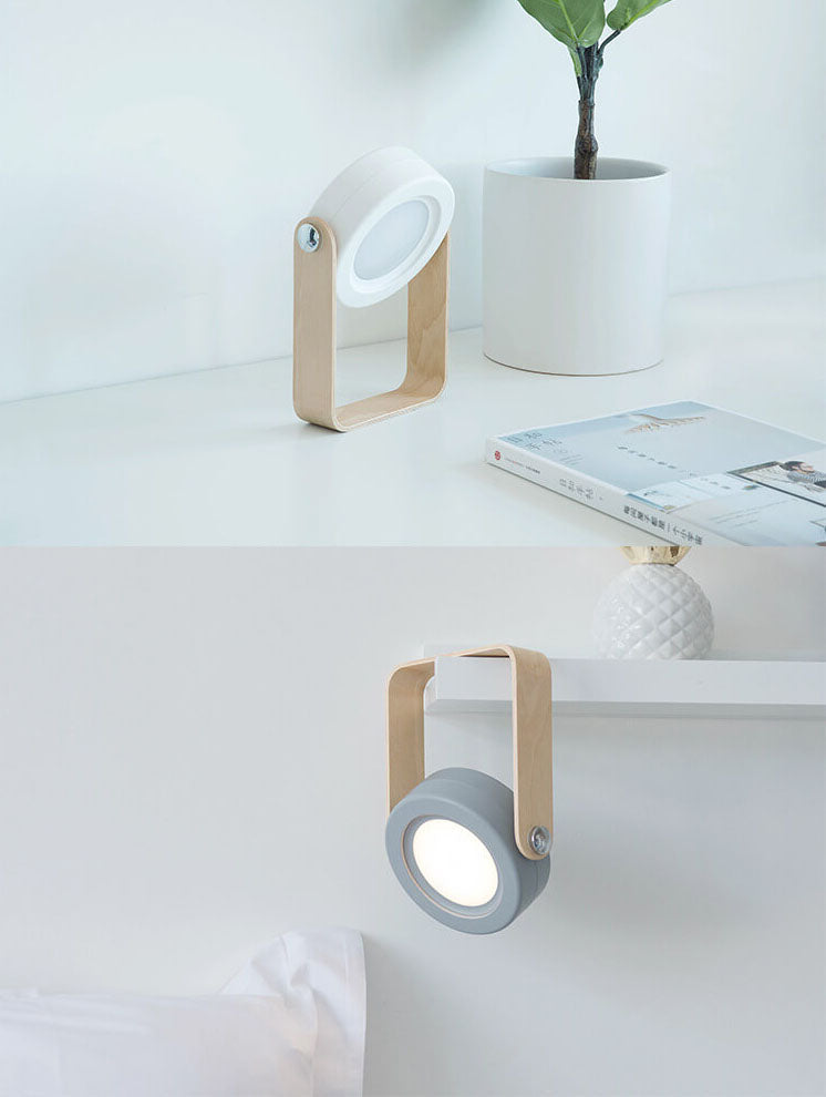 Lantern lampe natlys kreativ foldbar bærbar LED bordlampe