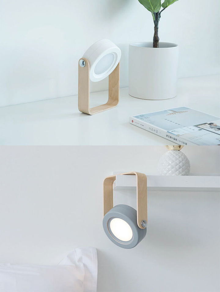 Lantern lampe natlys kreativ foldbar bærbar LED bordlampe