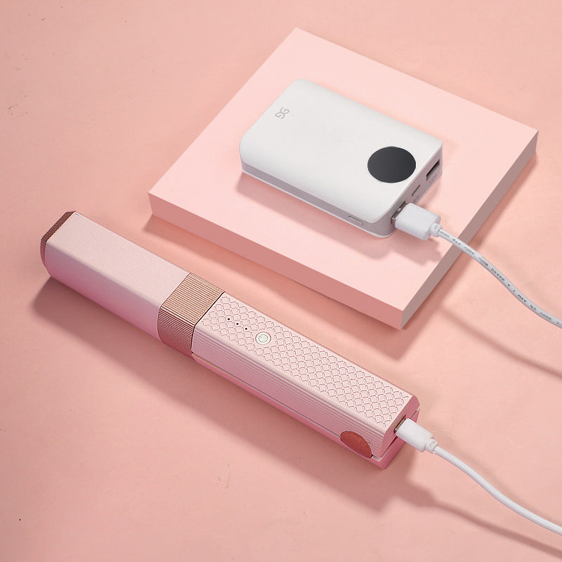 Bærbar trådløs glattejern med USB-opladning