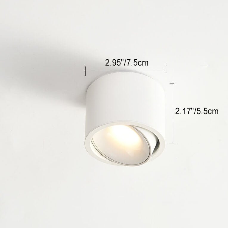 Origo Minimalistisk LED Loftlampe - Justerbar Rund Indbygningslampe