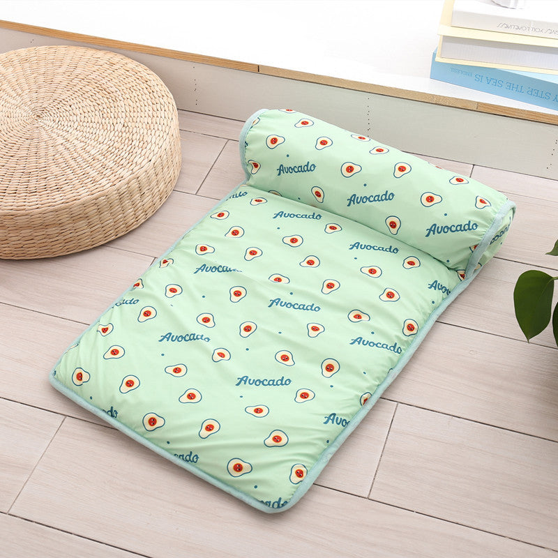 Pet Summer Cool Bed Ice Silk Cooling Mat til Hunde &amp; Katte |