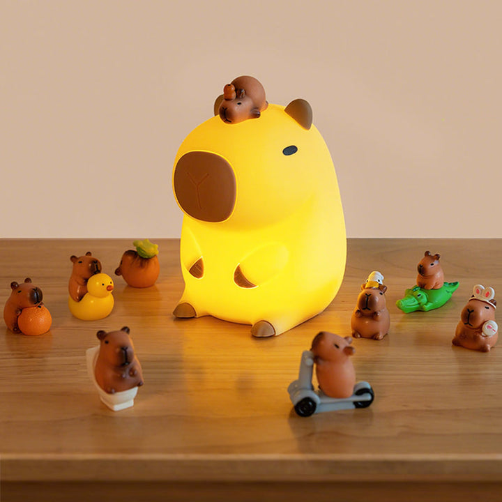 SquishBara | Capybara Squishy Nattelys Ideel Gave til Alle Aldre