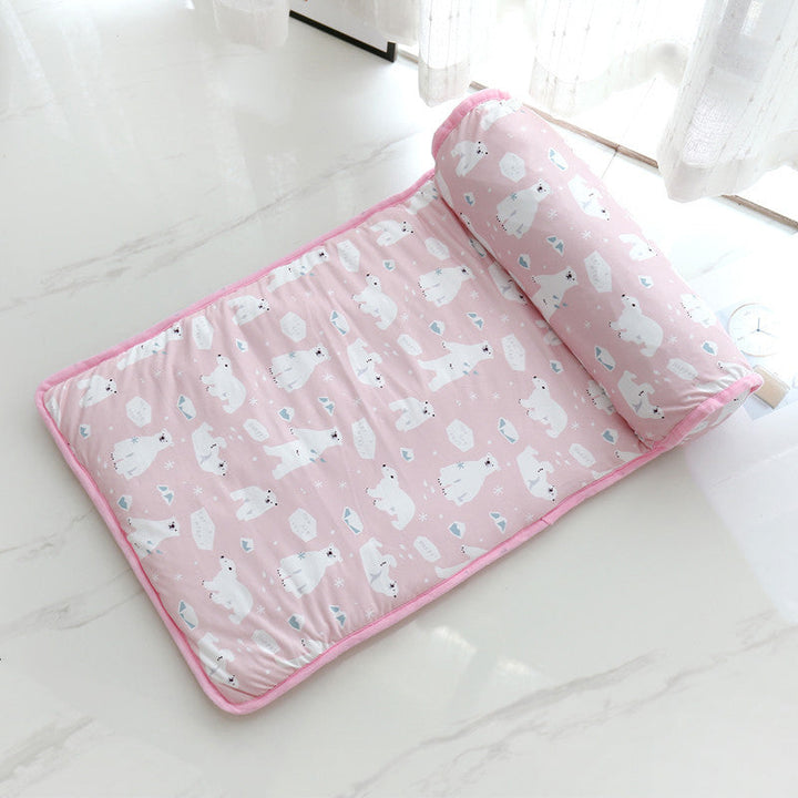 Pet Summer Cool Bed Ice Silk Cooling Mat til Hunde &amp; Katte |