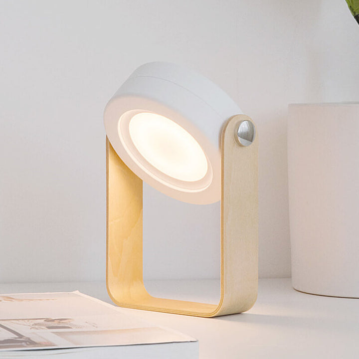 Lantern lampe natlys kreativ foldbar bærbar LED bordlampe
