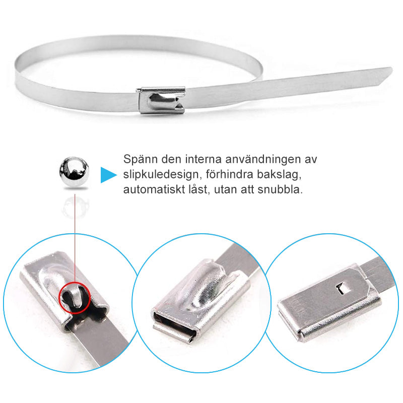 Multifunktionel Tension Band Metal (100 stk)