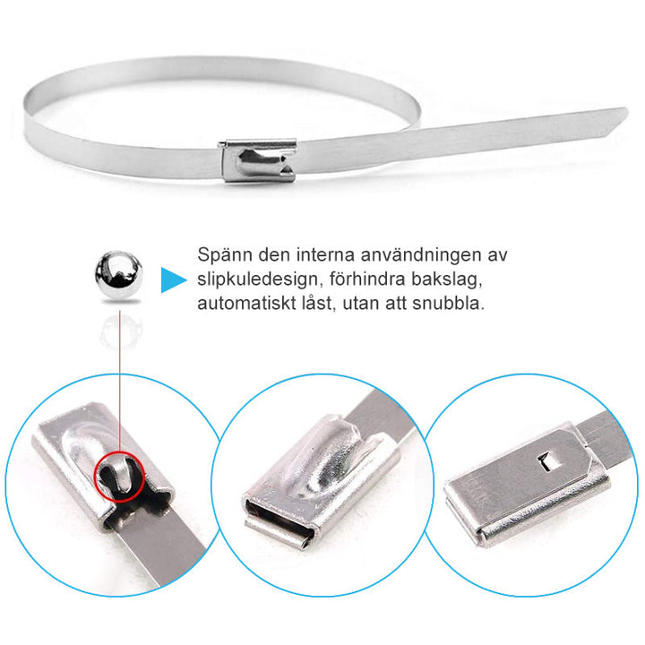 Multifunktionel Tension Band Metal (100 stk)