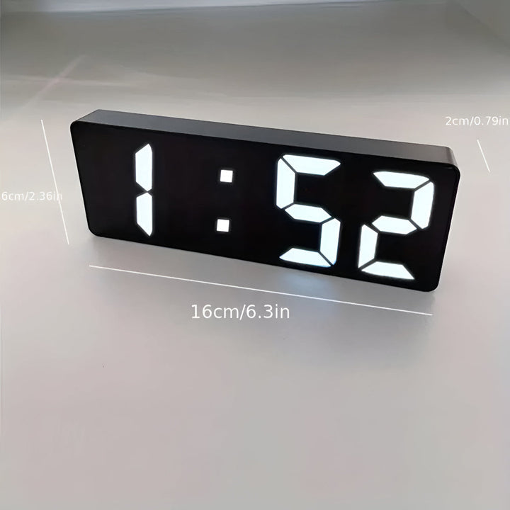 Digital LED Spejl Vækkeur
