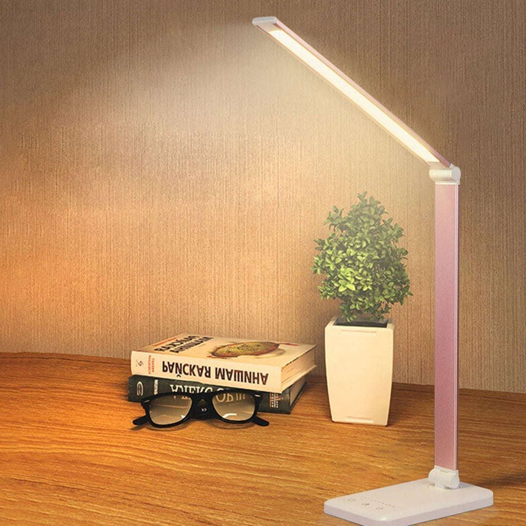 Nordisk Kreativ Foldbar Berøringsdæmpbar LED Skrivebordslampe