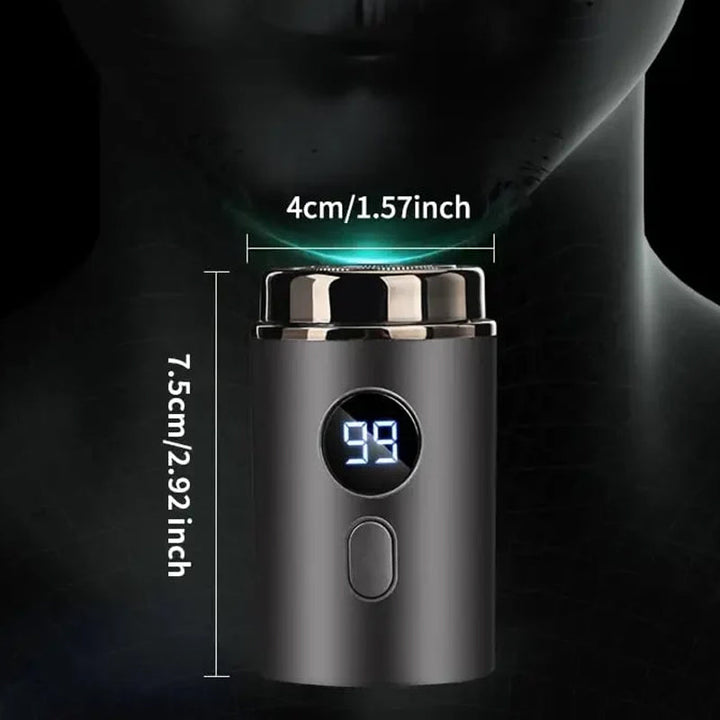 Mini bærbar elektrisk barbermaskine