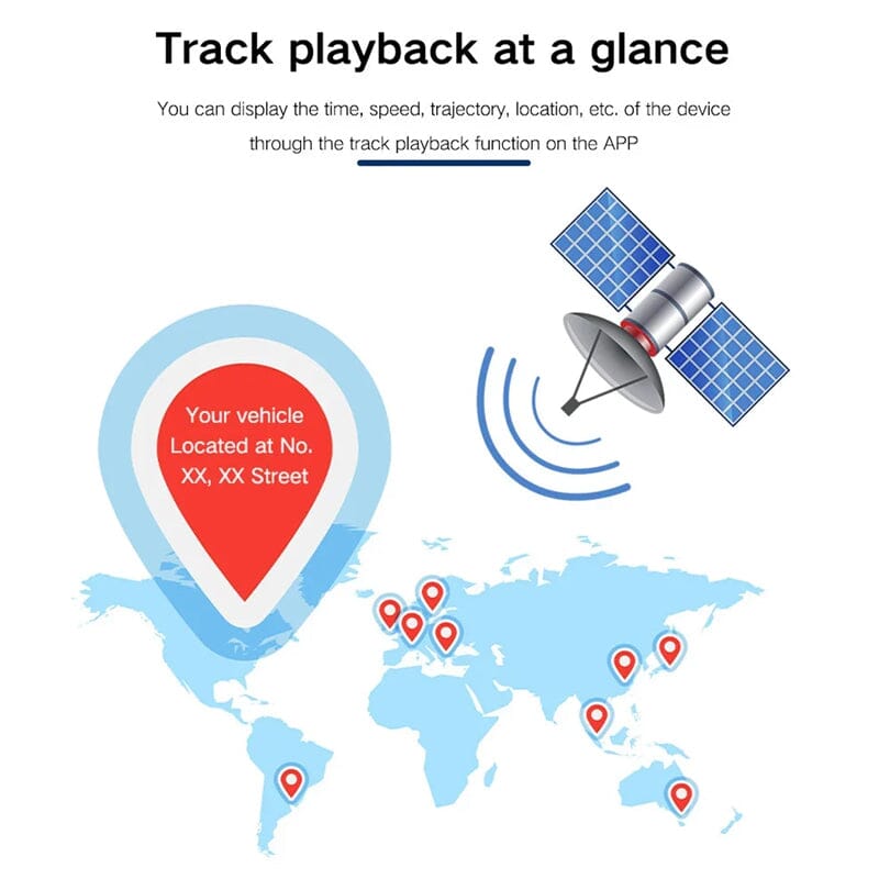 GPS Tracker Stærk Magnetisk Bil Køretøjs Tracking