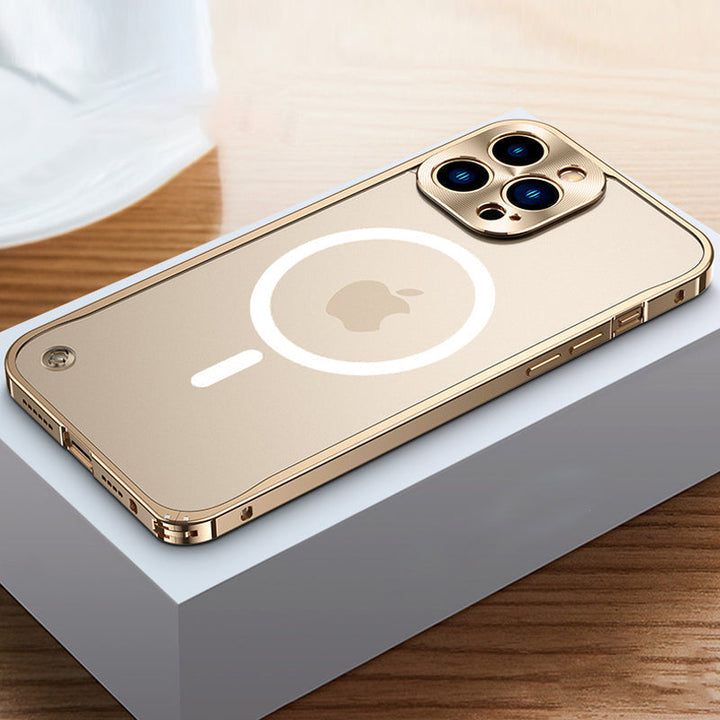 Magnetisk telefonetui til iPhone med metalramme |