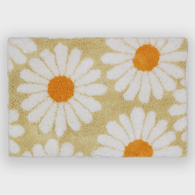 Feblilac Sweet Daisy Badeværelsesmåtte, Lilla Blomstertæppe