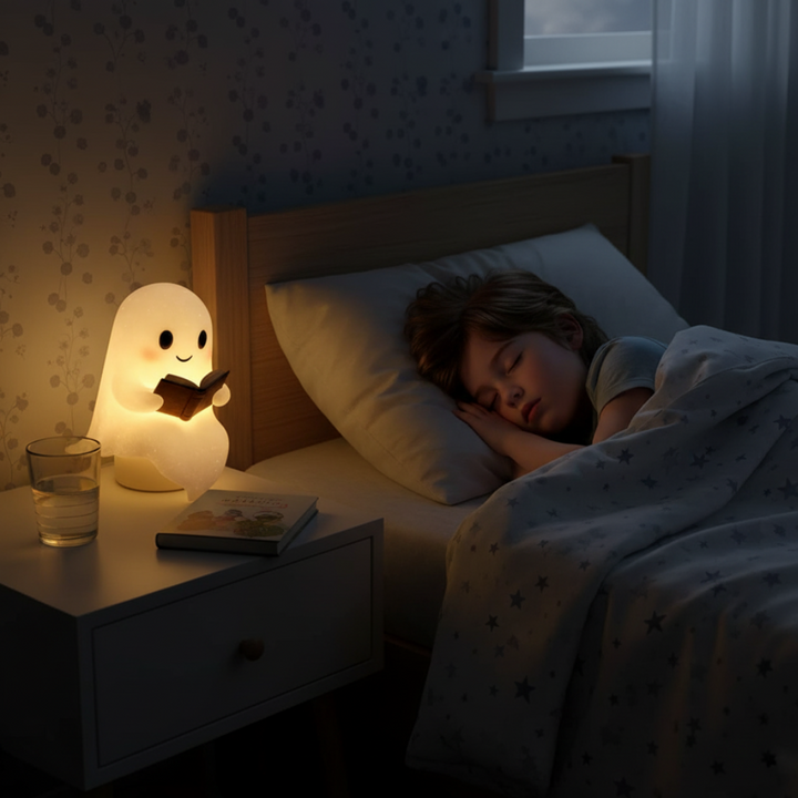 NightSpirit Lampe – Håndlavet Dekorativ Natlampe med Varmt Lys