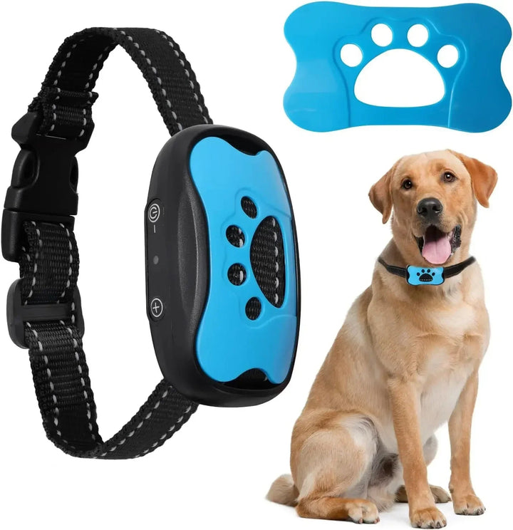Anti-Bark Hundehalsbånd – Stop Uønsket Gøen med BarkBuddy Vibrationstræningshalsbånd til Hunde