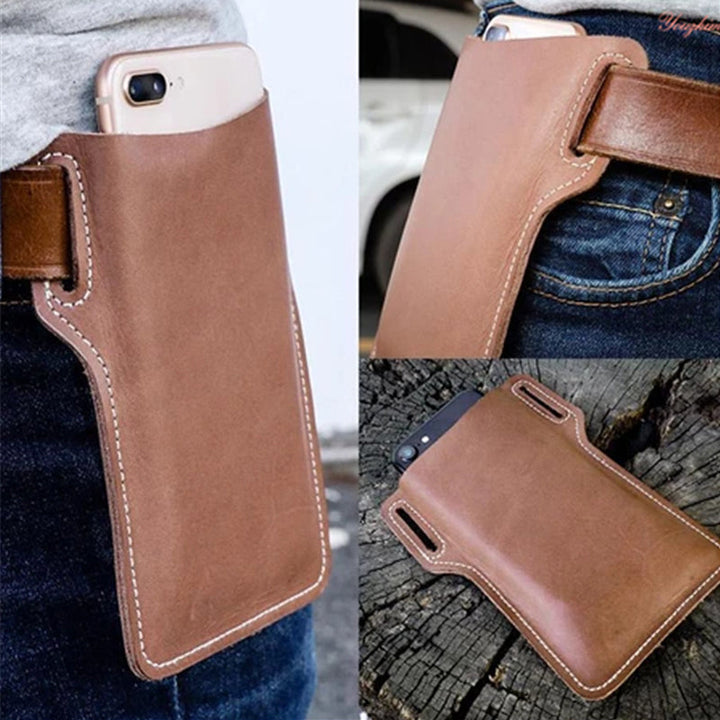 Retro Kort Telefon Etui Bælte Pung