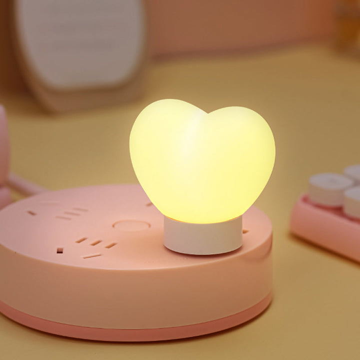 Sød Hjerteformet Natlampe
