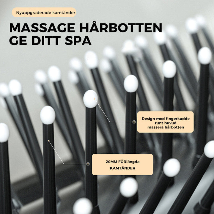 MirrorFlex Rejse Spejl Hårbørste | Foldbar &amp; Kompakt | Praktisk Styling På Farten