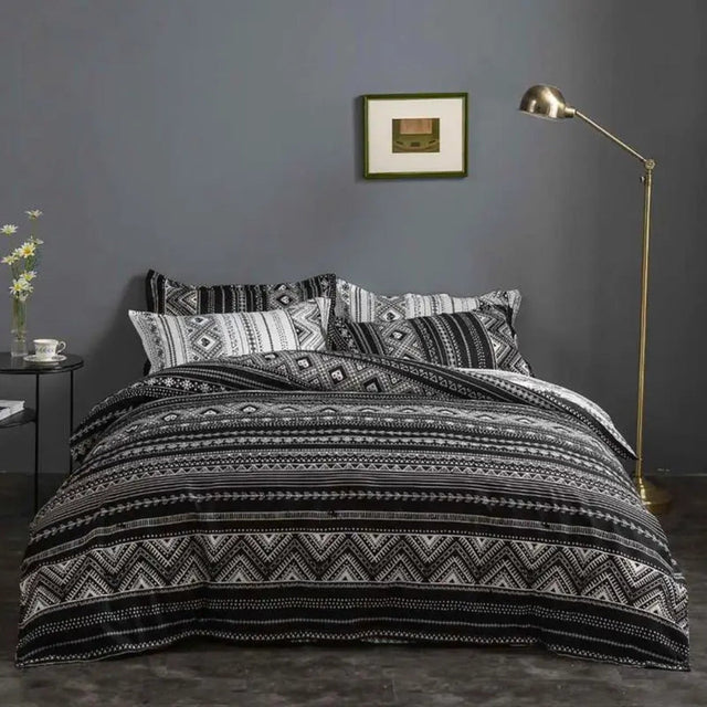 Avenzo Moderne Boho Stil Sengetøj Sæt