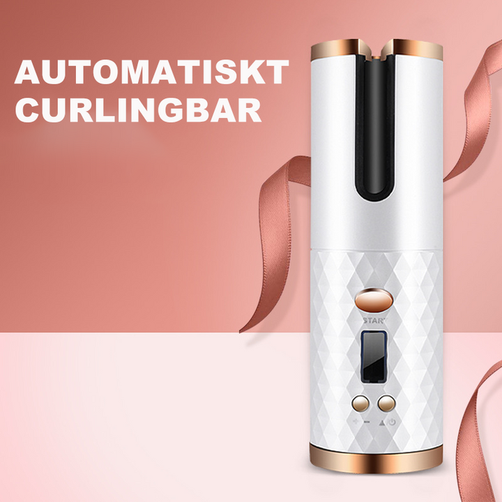 Trådløs automatisk roterende krøllejern