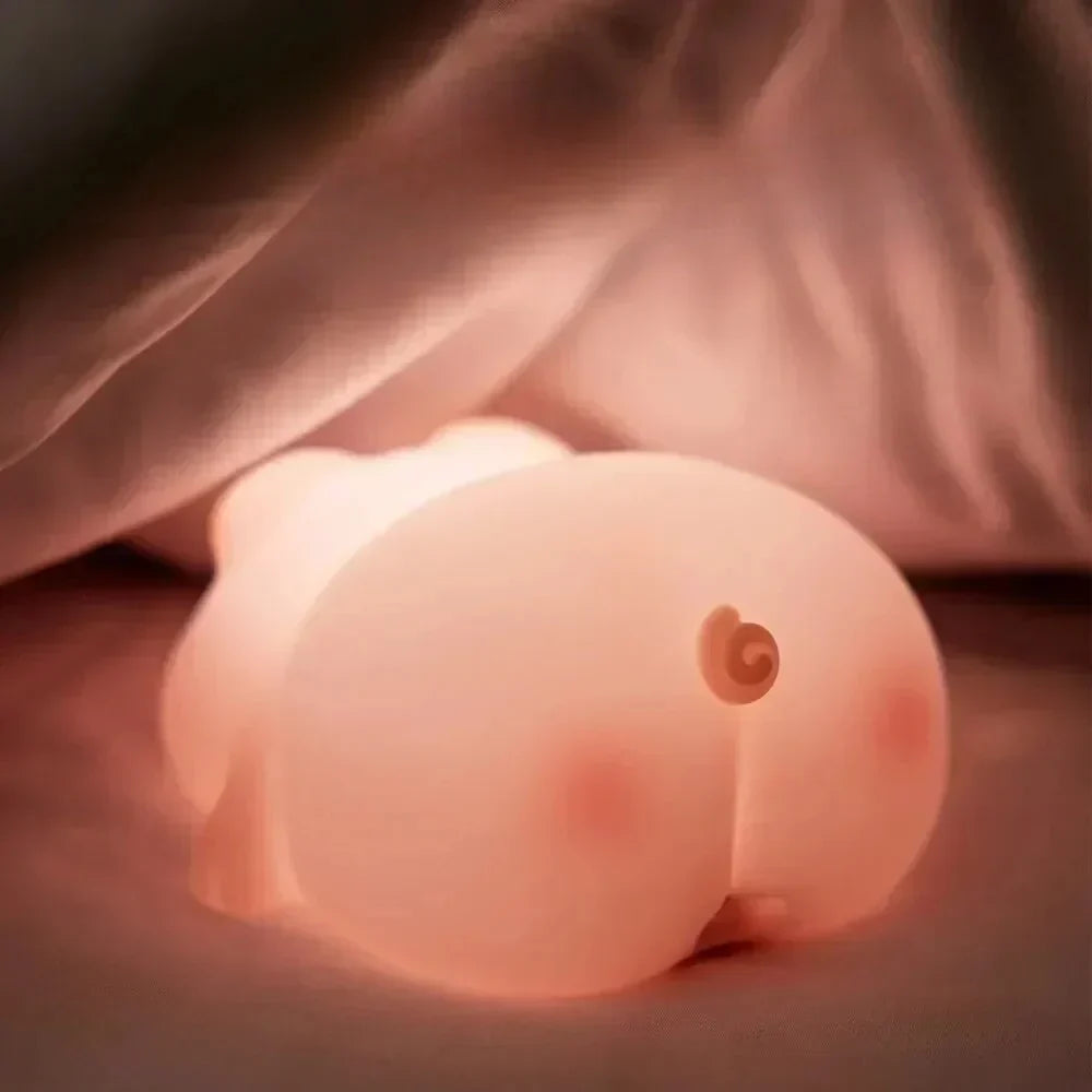 Plush Natlys til Børn | Blødt LED Lys med Timer og Dyre Design