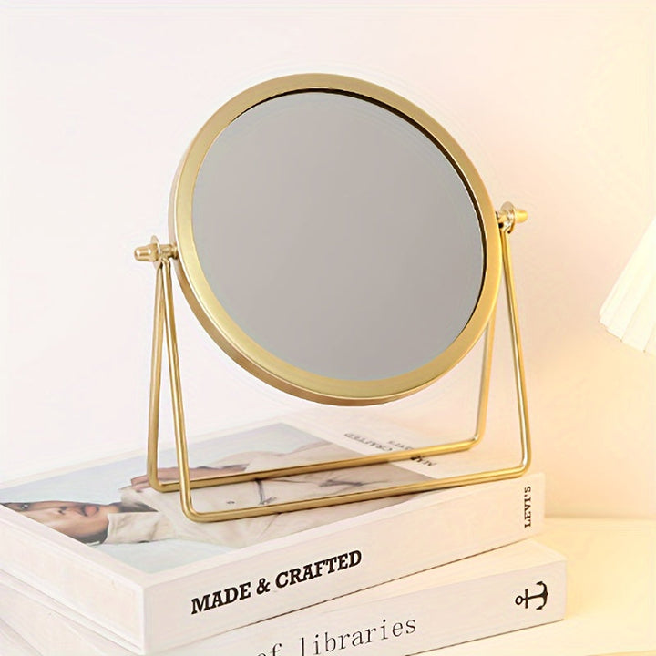 VintageGlow – Justerbart Makeup Spejl med Jernramme