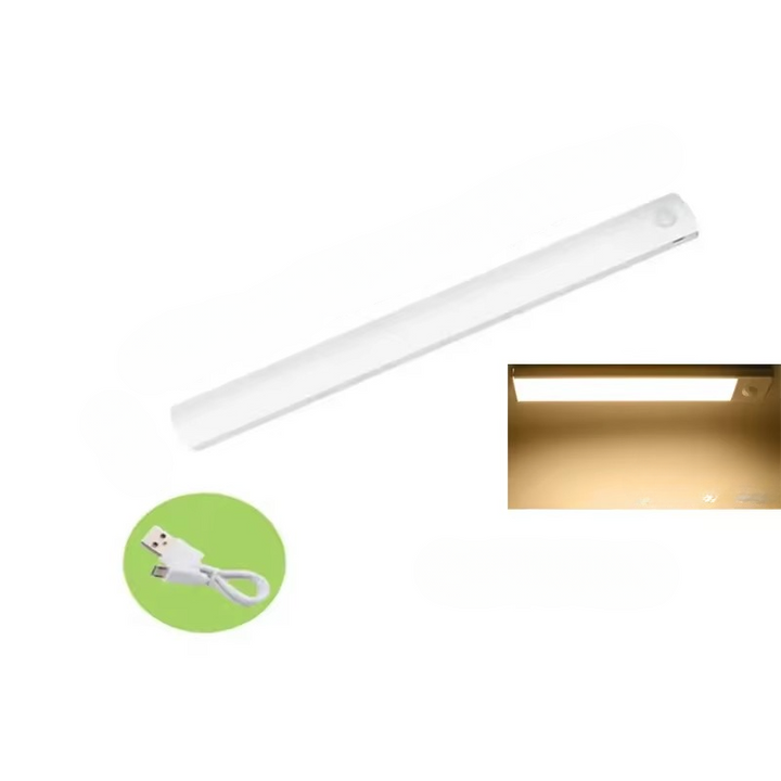 Smart Sensor LED Nattelys - Bevægelsesaktiveret, Dæmpbar &amp; Genopladelig