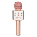 Genopladeligt trådløst Bluetooth karaoke mikrofon
