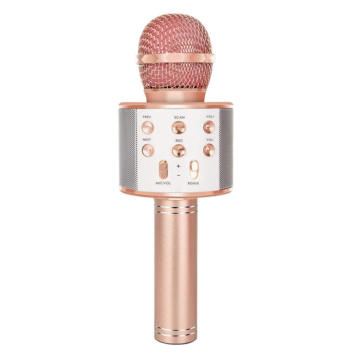 Genopladeligt trådløst Bluetooth karaoke mikrofon