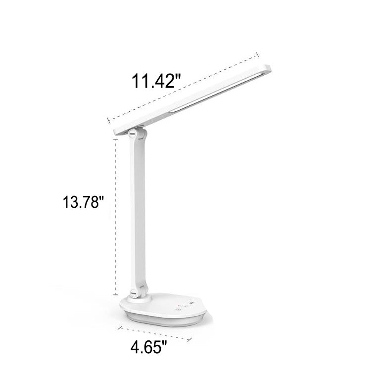 Moderne dobbelt foldbar øjenpleje trådløs genopladelig LED skrivebordslampe