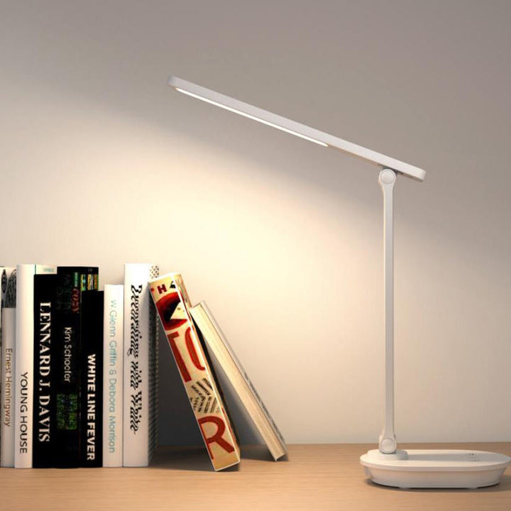 Moderne dobbelt foldbar øjenpleje trådløs genopladelig LED skrivebordslampe