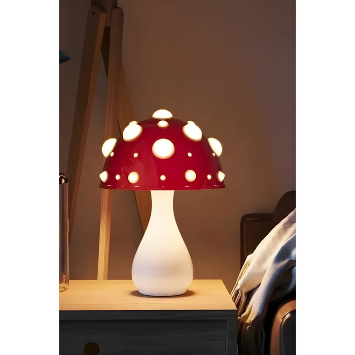 Lampe - Dekorativ Svamp Bordlampe