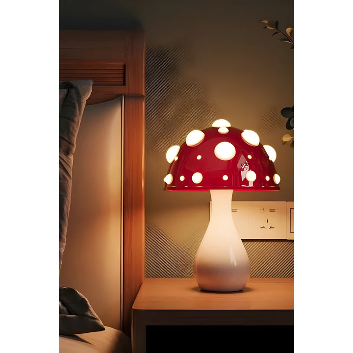 Lampe - Dekorativ Svamp Bordlampe