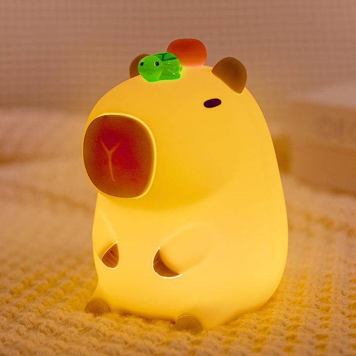 Bedårende Capybara Nattelys