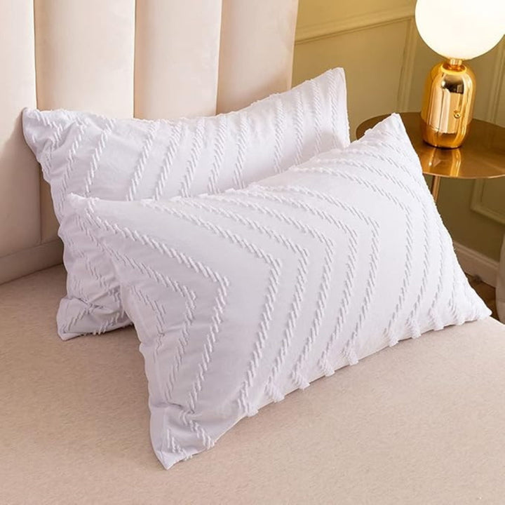 Chevron Plush Quilt Cover | 3-delt sæt