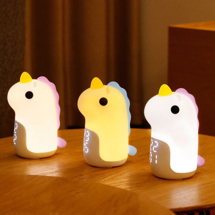 Unilora DreamLight Vækkeur | Enhjørning Design | Timer &amp; LED Nattelys | Børneværelse Dekor