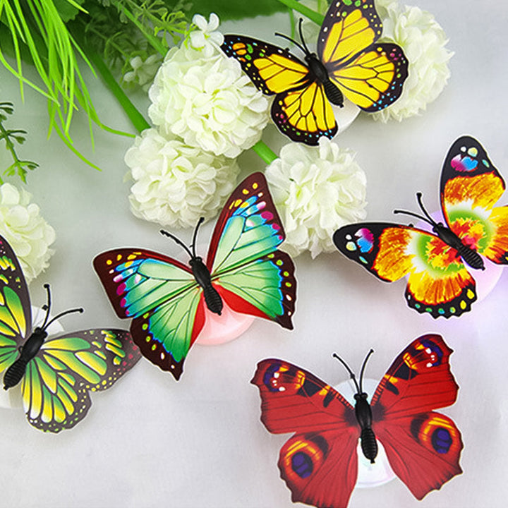 3D LED Sommerfugl Dekoration Natlys
