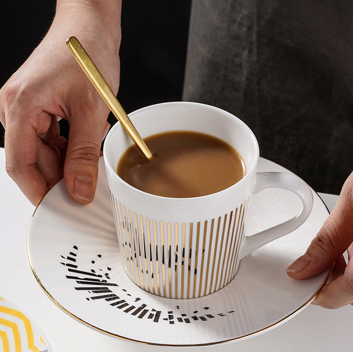 Bevægelig Refleksion Kreativ Kaffe Kop Spejlrefleksion Kaffe Krus