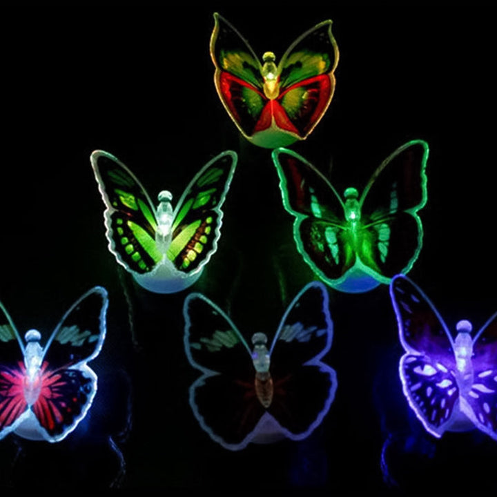 3D LED Sommerfugl Dekoration Natlys
