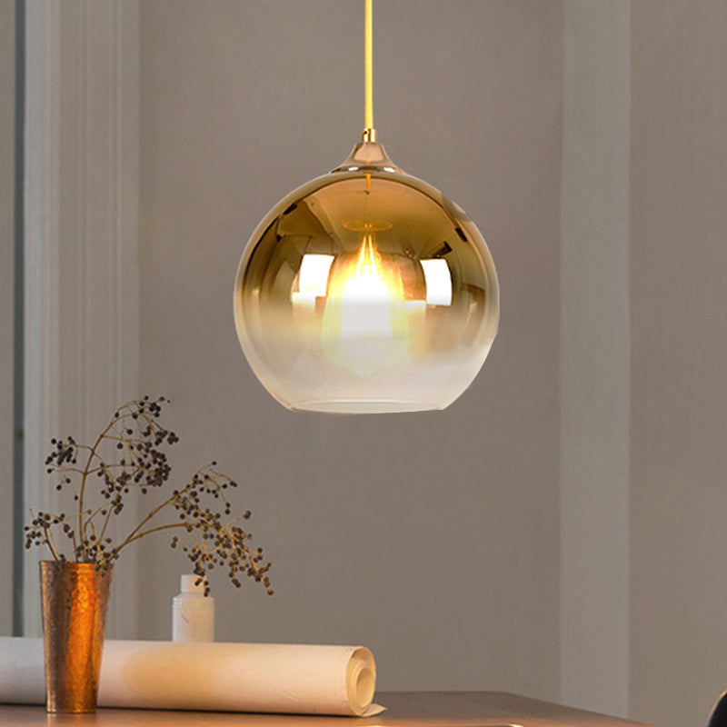 Samtidig sfærisk pendel lampe