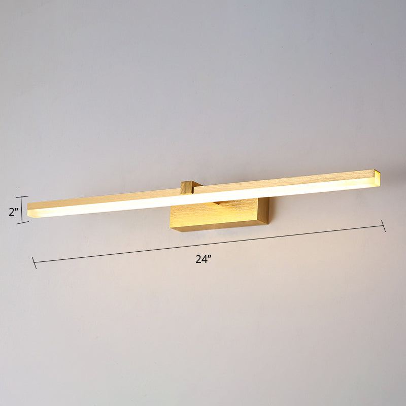 Gylden Badeværelseslampe LED Moderne Design