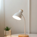 Lommelygte-formet svingbar bordlampe Macaron Metal 1-lys natlampe til børneværelse