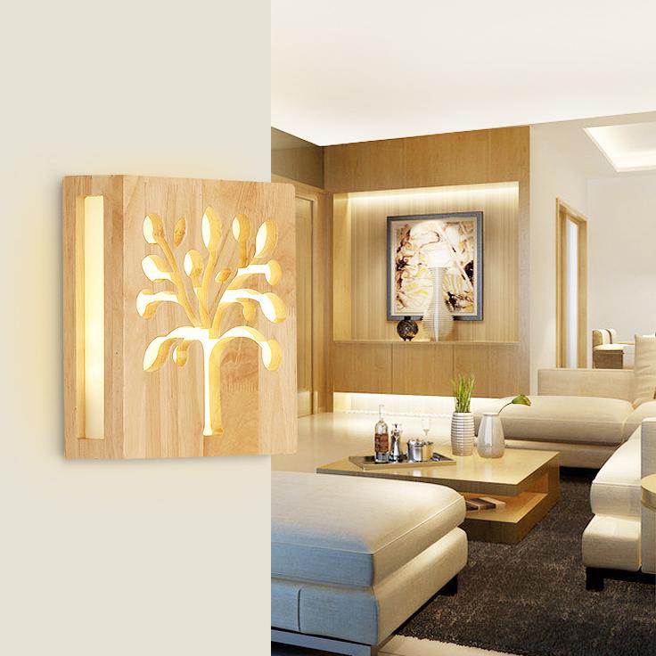 Væglampe - WoodGlow - Elegant LED - Livets essens indendørs og udendørs