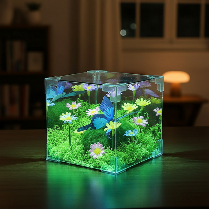 LED Sommerfugl Have Terning Natlys Dekor |