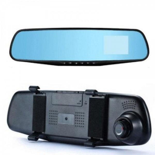 SafeMirror HD Bakspejl med Dashcam – 1080p, Bevægelser Detektering &amp; Bred Vinkel