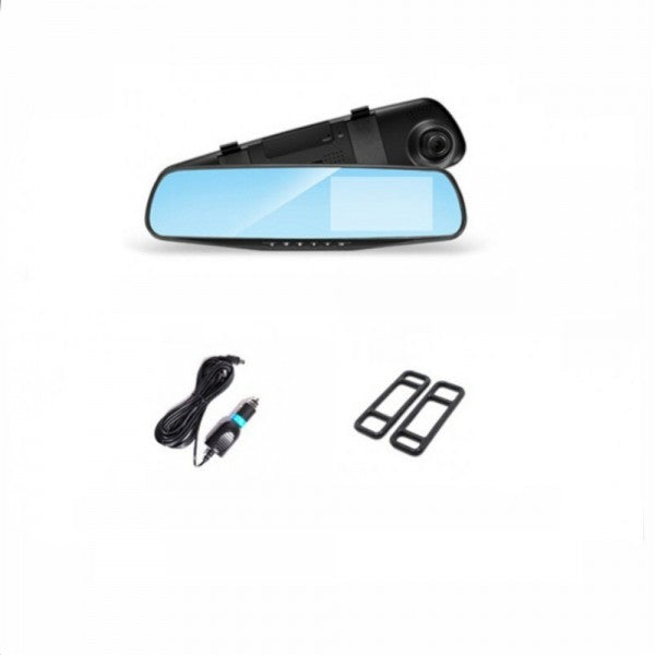 SafeMirror HD Bakspejl med Dashcam – 1080p, Bevægelser Detektering &amp; Bred Vinkel